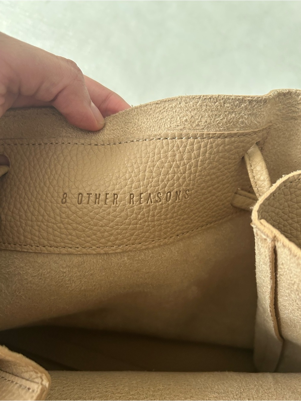 8 Other Reasons vegan leather slouchy bucket bag - Picture 7 of 7